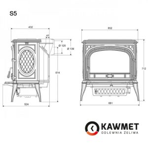 ЧАВУННА ПІЧ KAWMET PREMIUM NIKA
