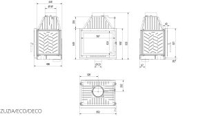 Камінна топка Kratki ZUZIA ECO 12 DECO