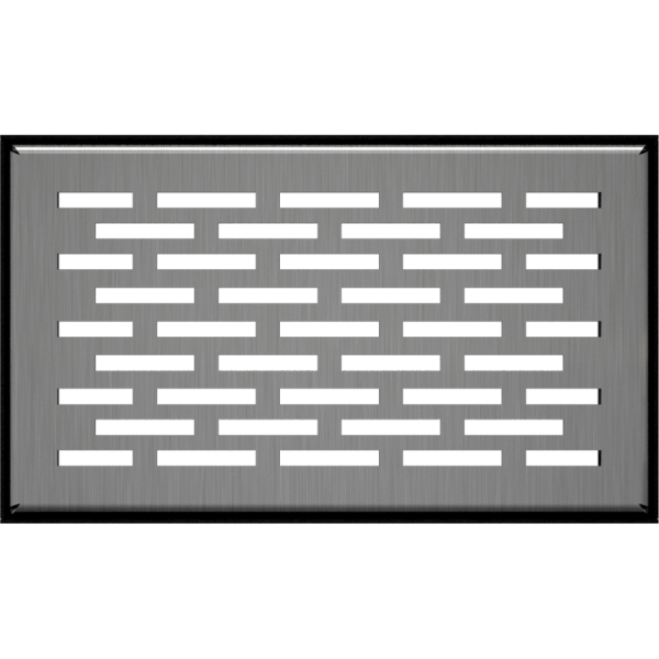 Камінна решітка Kratki FLOOR шліфована 11×17