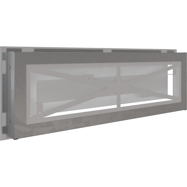 Камінна решітка Kratki WIND біла 17×49