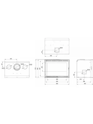 Касетна топка Defro Home CASE S