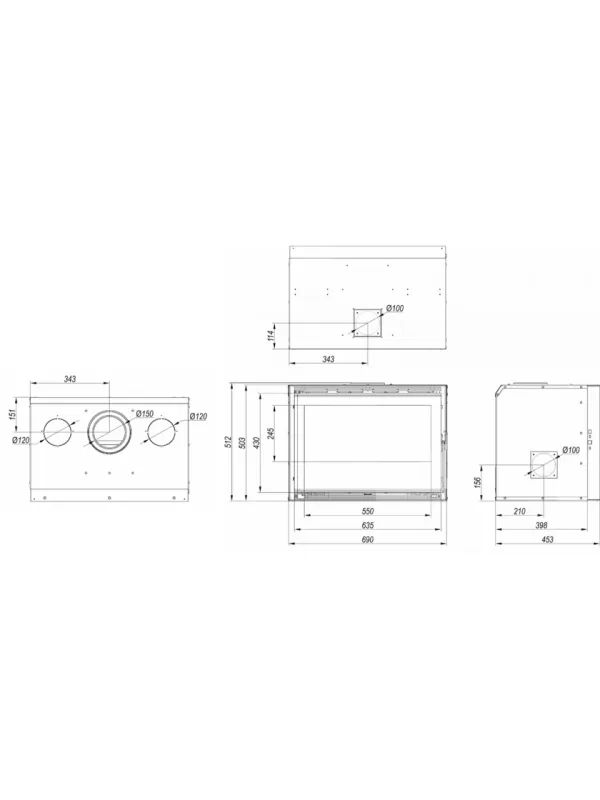 Касетна топка Defro Home CASE S