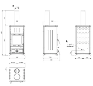 Камінна піч La Nordica CONCITA 2.0 – STEEL