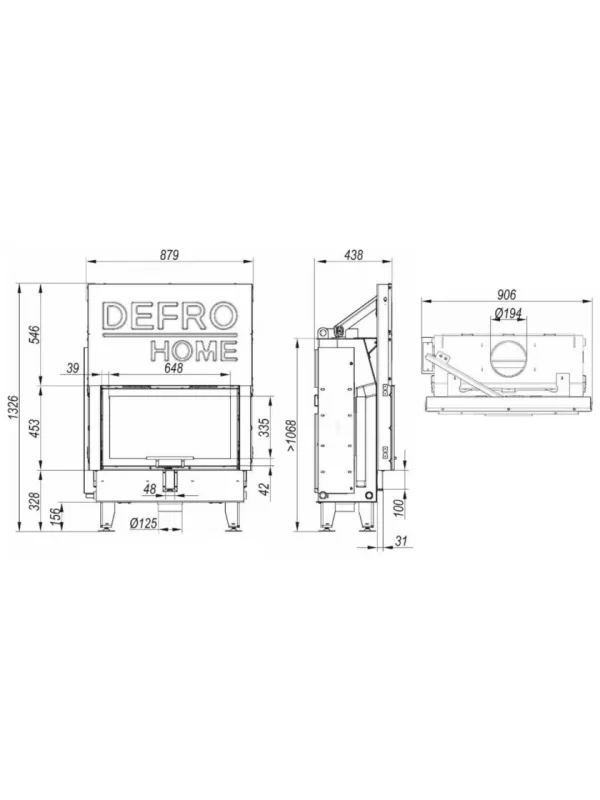 Камінна топка Defro Home IMPULS ME G