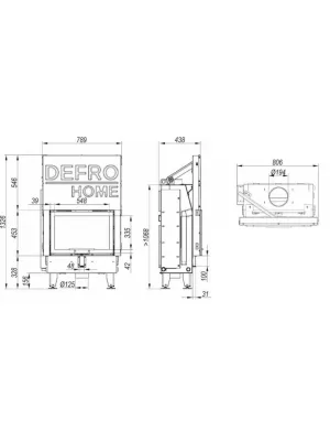 Камінна топка Defro Home IMPULS SM G