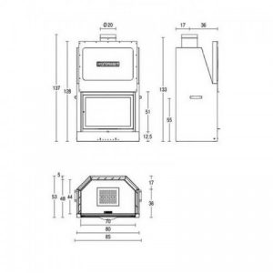 КАМІННА ТОПКА PIAZZETTA MA 261 SL