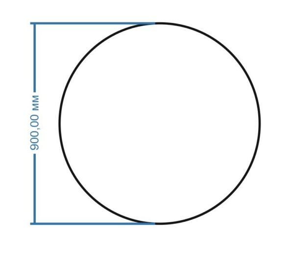 Скло під піч коло Ø900мм