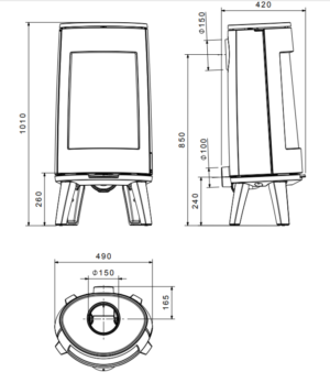 Чавунна Піч Dovre BOLD 300