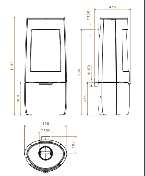 Чавунна Піч Dovre BOLD 400