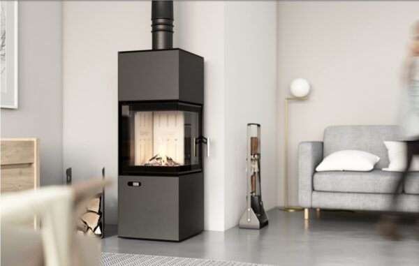 Сталева піч BOKAR Forum (9,2 kW) Black Ceramtex