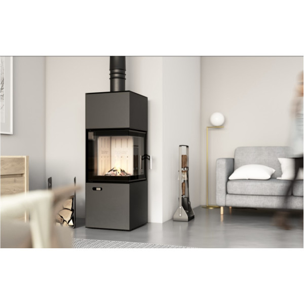 Сталева піч BOKAR Forum (9,2 kW) White Ceramtex