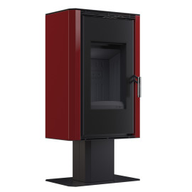 Сталева піч BOKAR Aston FD 4380 ( 9,0 кв ) black ceramatex