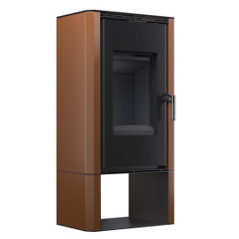 Сталева піч BOKAR Aston WD 4380 ( 9,0 kW ) black ceramatex