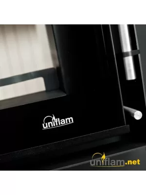 Камінна топка Uniflam 860 EVO LBS ліве скло гнуте