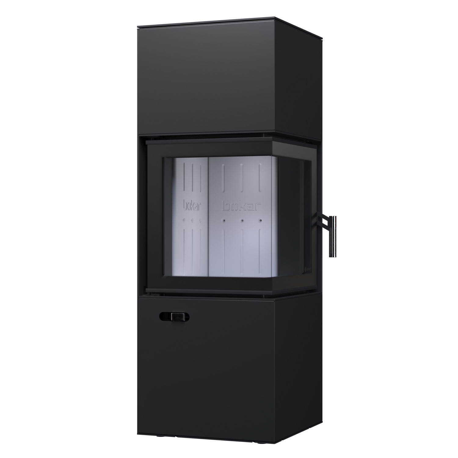 Сталева піч BOKAR Forum (9,2 kW) White Ceramtex