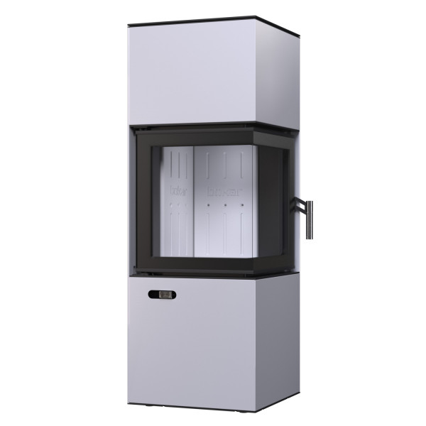 Сталева піч BOKAR Forum (9,2 kW) White Ceramtex