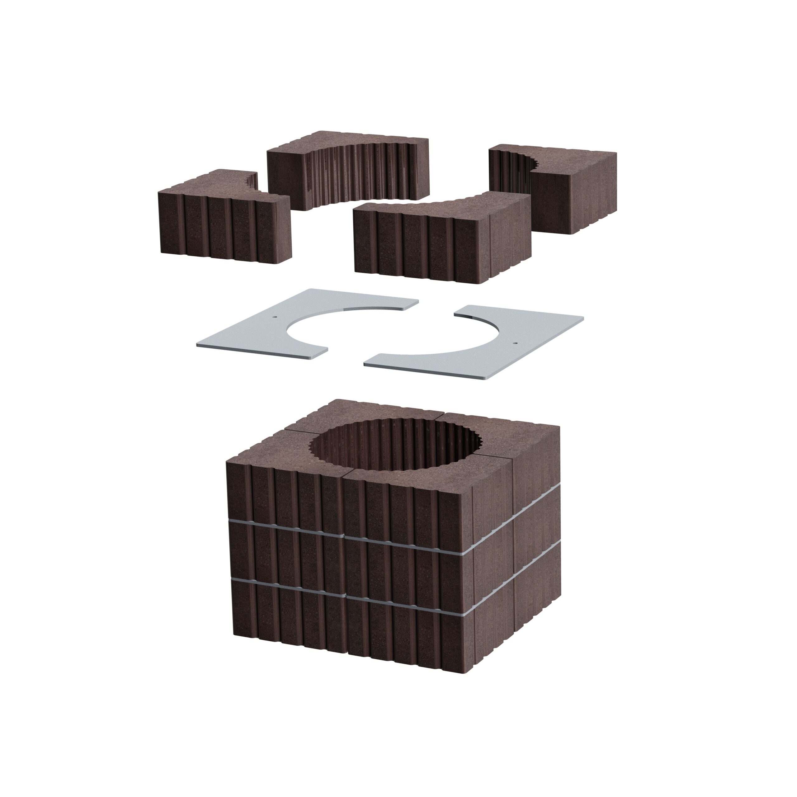 ROMOTOP – AKKUM KV 04 верхній к-т акумуляції для каміна ROMOTOP MAMMOTH (70 кг) d 200 мм