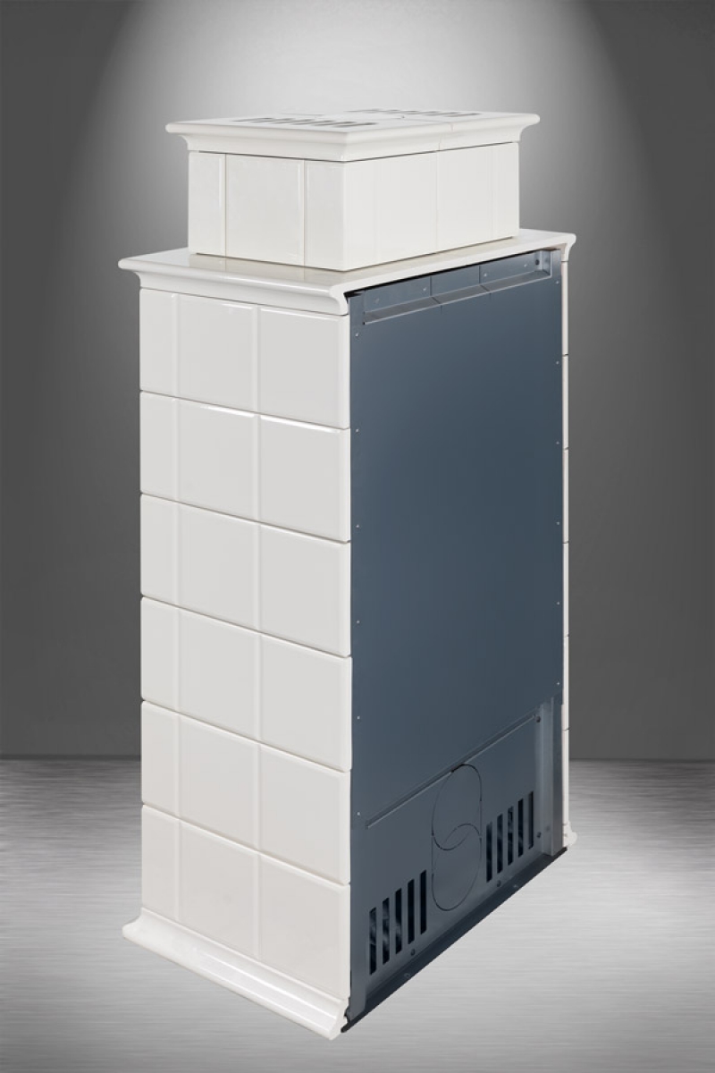 ROMOTOP – BARACCA 10 H з вершиною – кахельний камін