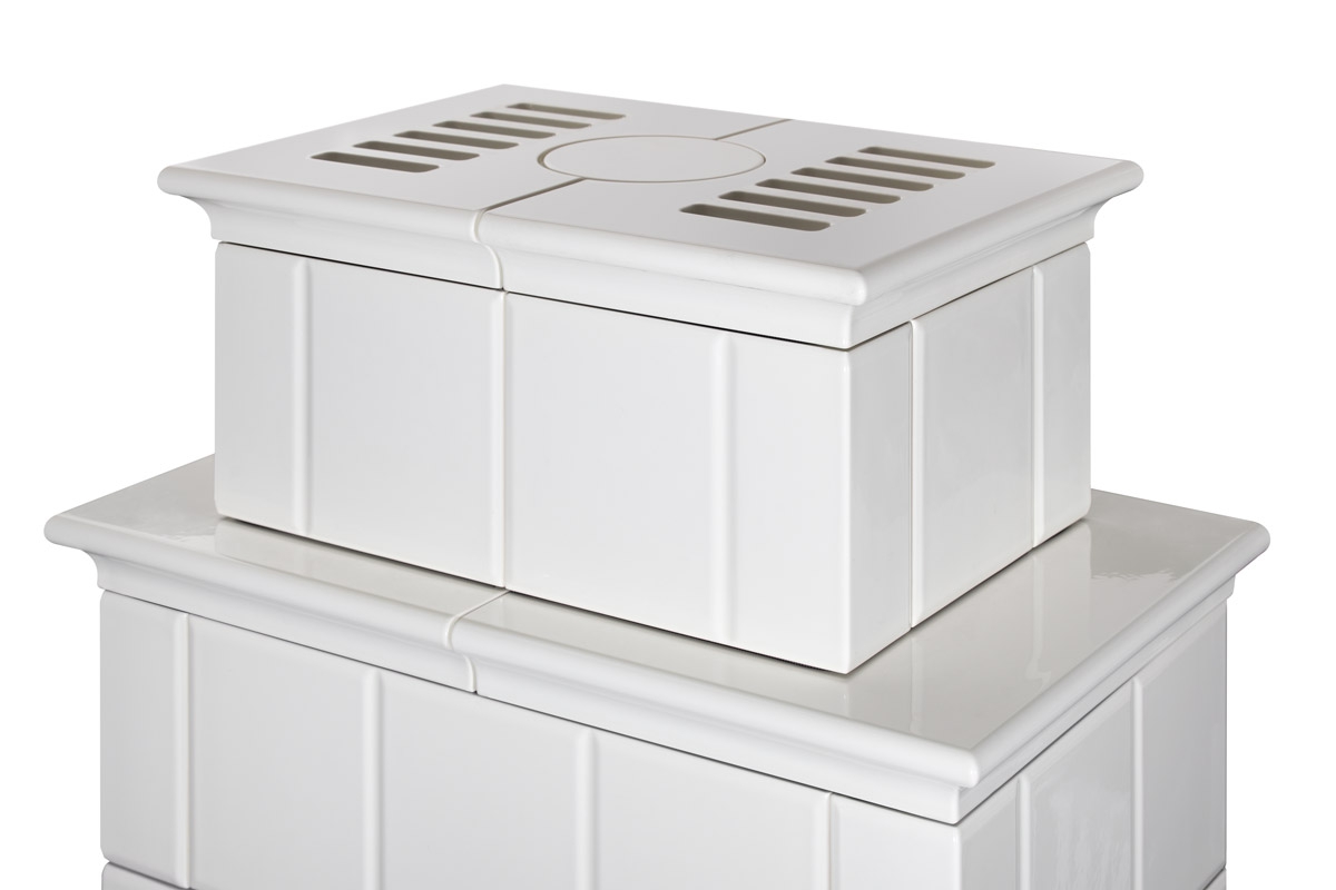 ROMOTOP – BARACCA 10 H з вершиною – кахельний камін