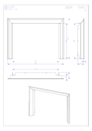 ROMOTOP – DW2M RAM03 рамка декоративна, глибока