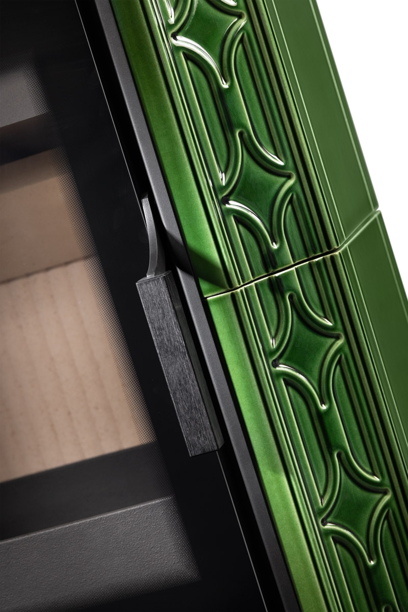 ROMOTOP – GREMIO 4G – кахельна піч (сучасне скло)