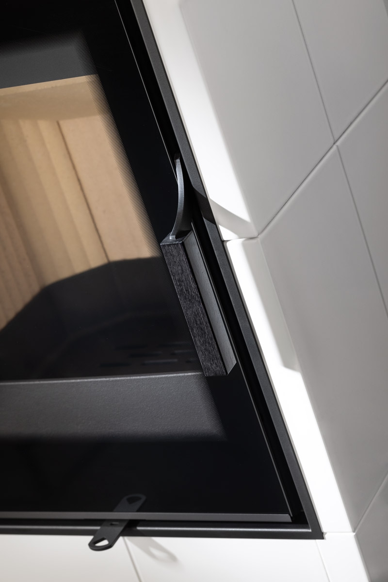 ROMOTOP – GREMIO 5G – кахельна піч (сучасне скло)