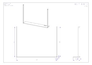 ROMOTOP – H3LE RAM13 – монтажна рама стандарт