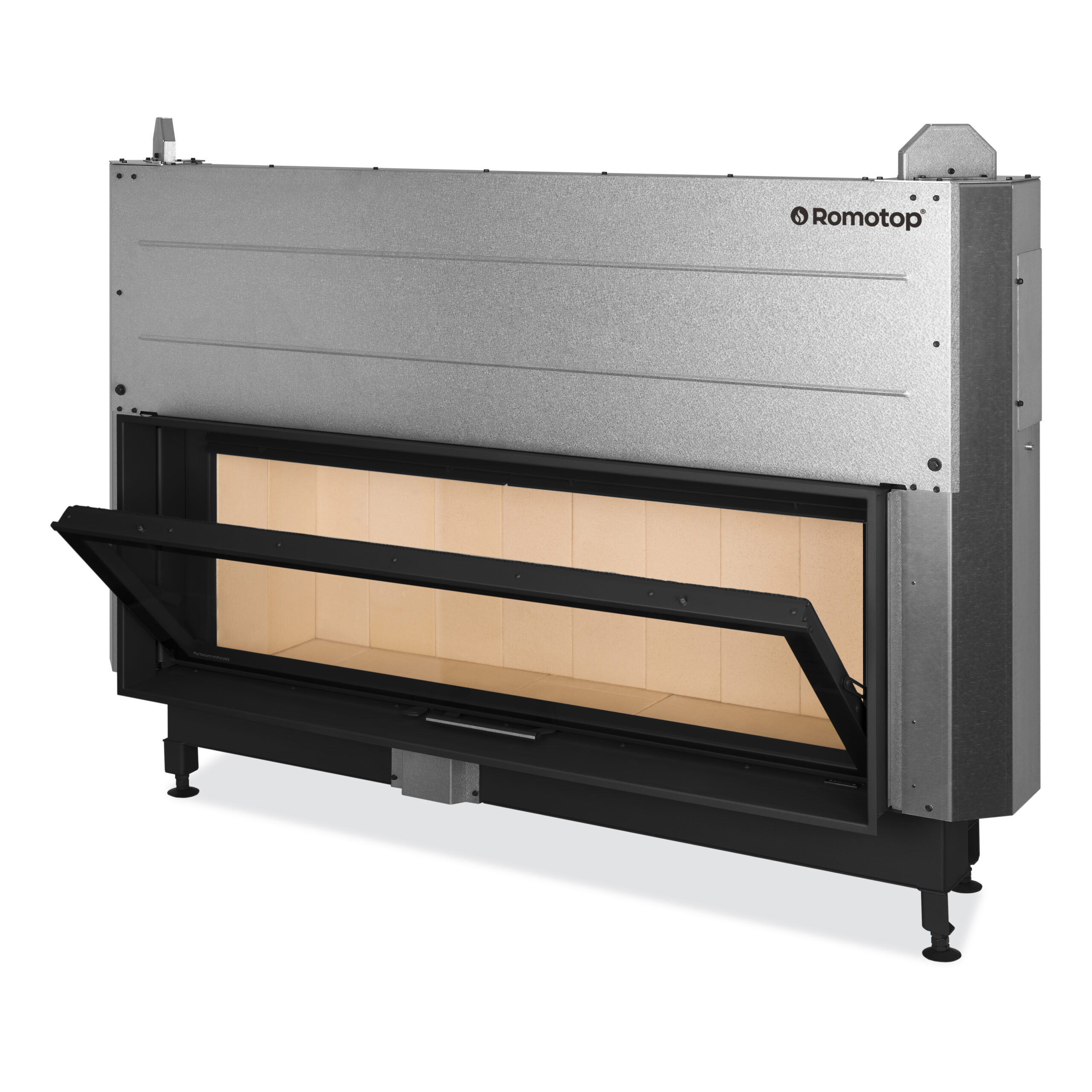 ROMOTOP – HEAT 3g L 140.50.01 – широкоформатна камінна топка з гільйотиною