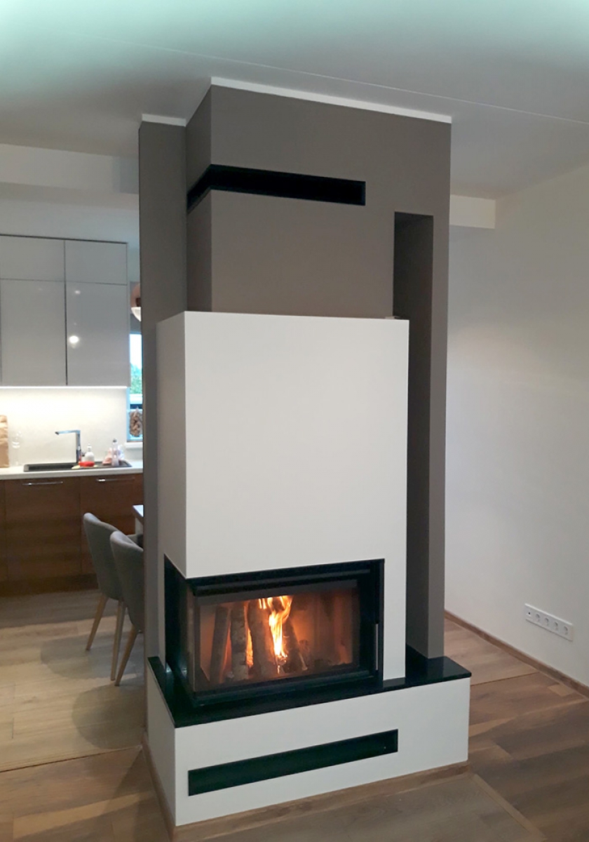 ROMOTOP – HEAT L 2g S 70.44.33.23 – вузька сталева кутова камінна топка