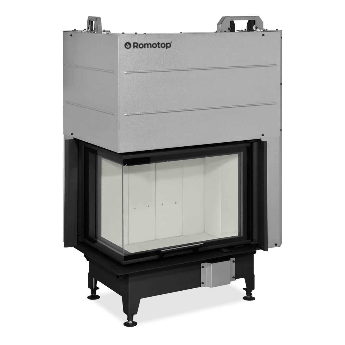 ROMOTOP – HEAT L 3g L 65.51.40.24 – кутова ліва камінна топка з гильйотиною