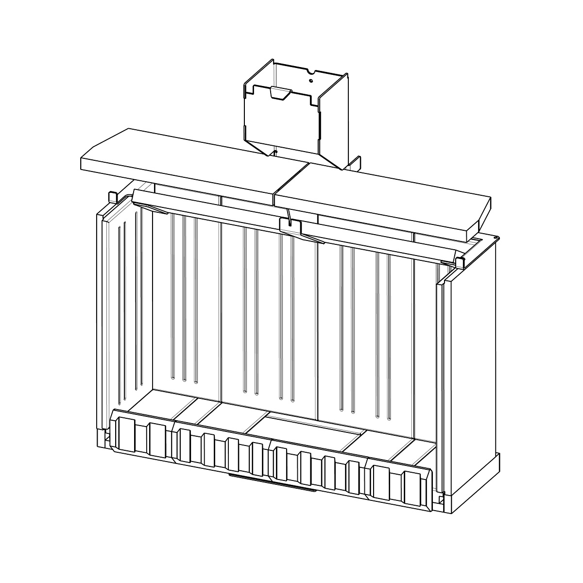 ROMOTOP – I2LJ TOP02 комплект світлого шамоту