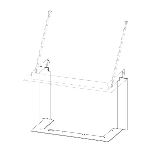 ROMOTOP – IC2LG RAM13 – монтажна рама стандарт