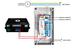 TIMPEX – Блок підключення зовнішнього пристрою (230В) для ECO 10 + / ECO 100+