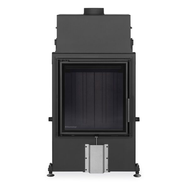 ROMOTOP – IMPRESSION 2g 55.60.01 – камінна топка, подвійне скло, темний (чорний) шамот