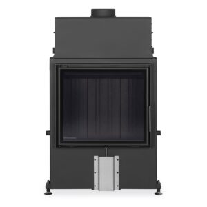 ROMOTOP – IMPRESSION 2g 67.60.01 – камінна топка, подвійне скло, темний (чорний) шамот