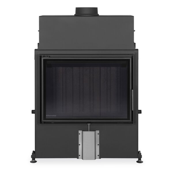 ROMOTOP – IMPRESSION 2g 80.60.01 – камінна топка, подвійне скло, темний (чорний) шамот