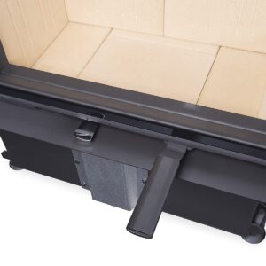ROMOTOP – IMPRESSION R 2g L 83.60.34.21 – кутова камінна топка з гільйотиною, світлий шамот