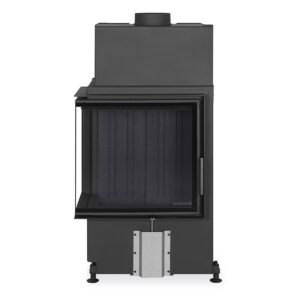 ROMOTOP – IMPRESSION L 2g S 58.60.34.21 – кутова камінна топка, бічне відкривання, темний шамот