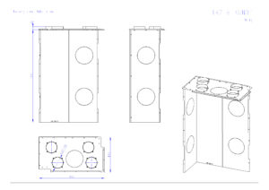 ROMOTOP – IR2LG KON01 – конвекційний кожух для кутових камінних топок IMPRESSION R/L 2g L 71.60.34.21