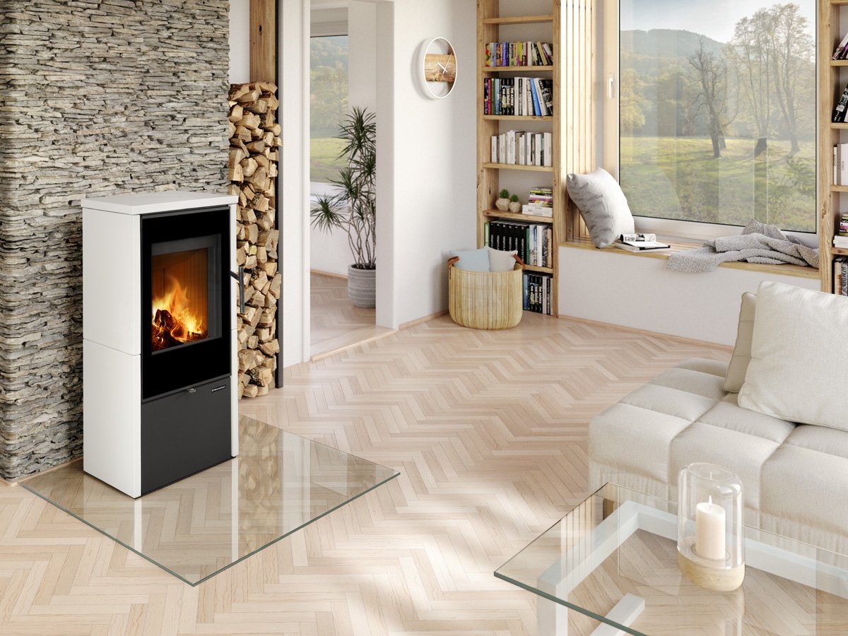 ROMOTOP – LAREDO F 01 кераміка – вузька камінна піч