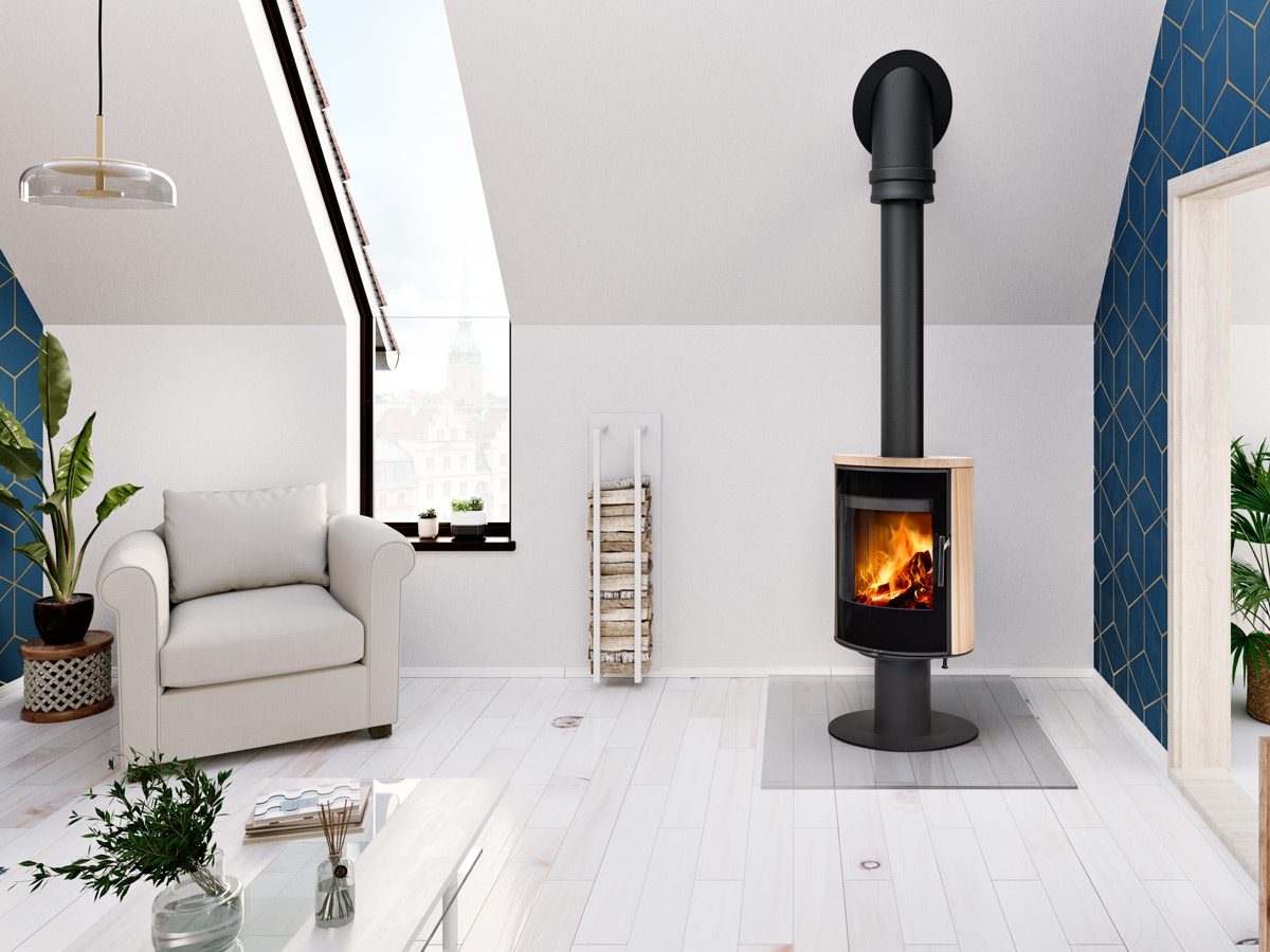 ROMOTOP – LAREDO T 04 пісковик – піч-камін на ніжці