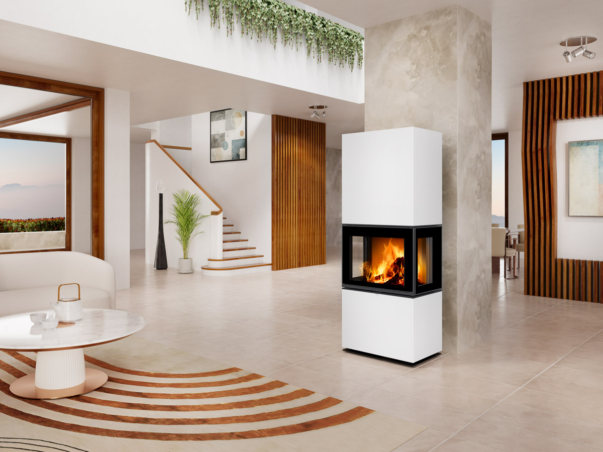 ROMOTOP – LERA C GH 10 – дизайнерський камін в кераміці