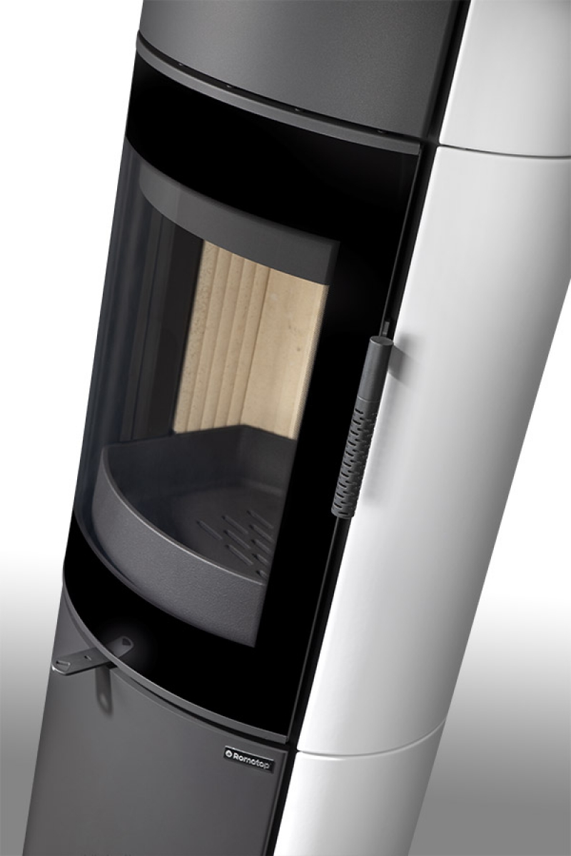 ROMOTOP – LUGANO 01 AKUM кераміка – піч камін під акумуляцію