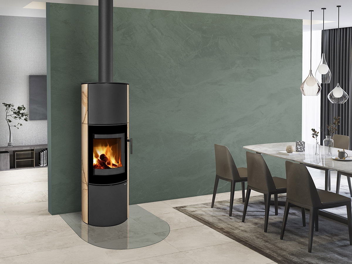 ROMOTOP – LUGANO 04 AKUM пісковик – піч камін під акумуляцію