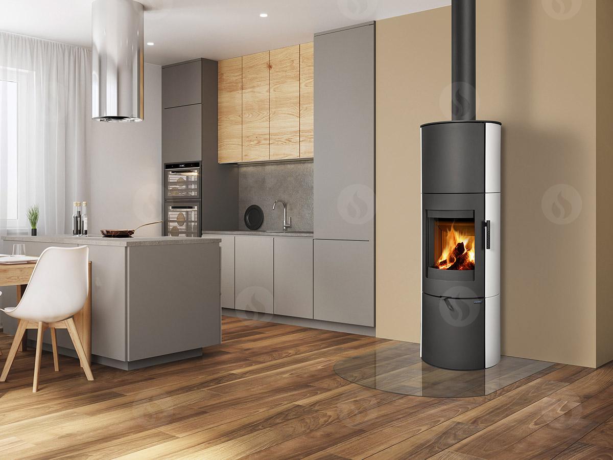 ROMOTOP – LUGO N 01 AKUM кераміка – акумуляційна піч-камін