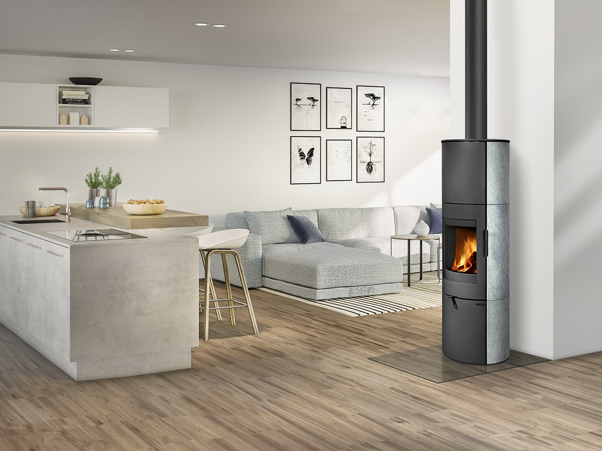 ROMOTOP – LUGO N 02 AKUM камінь – акумуляційна піч-камін