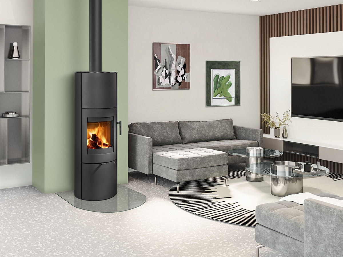 ROMOTOP – LUGO N 03 AKUM листовой металл – аккумуляционная печь-камин