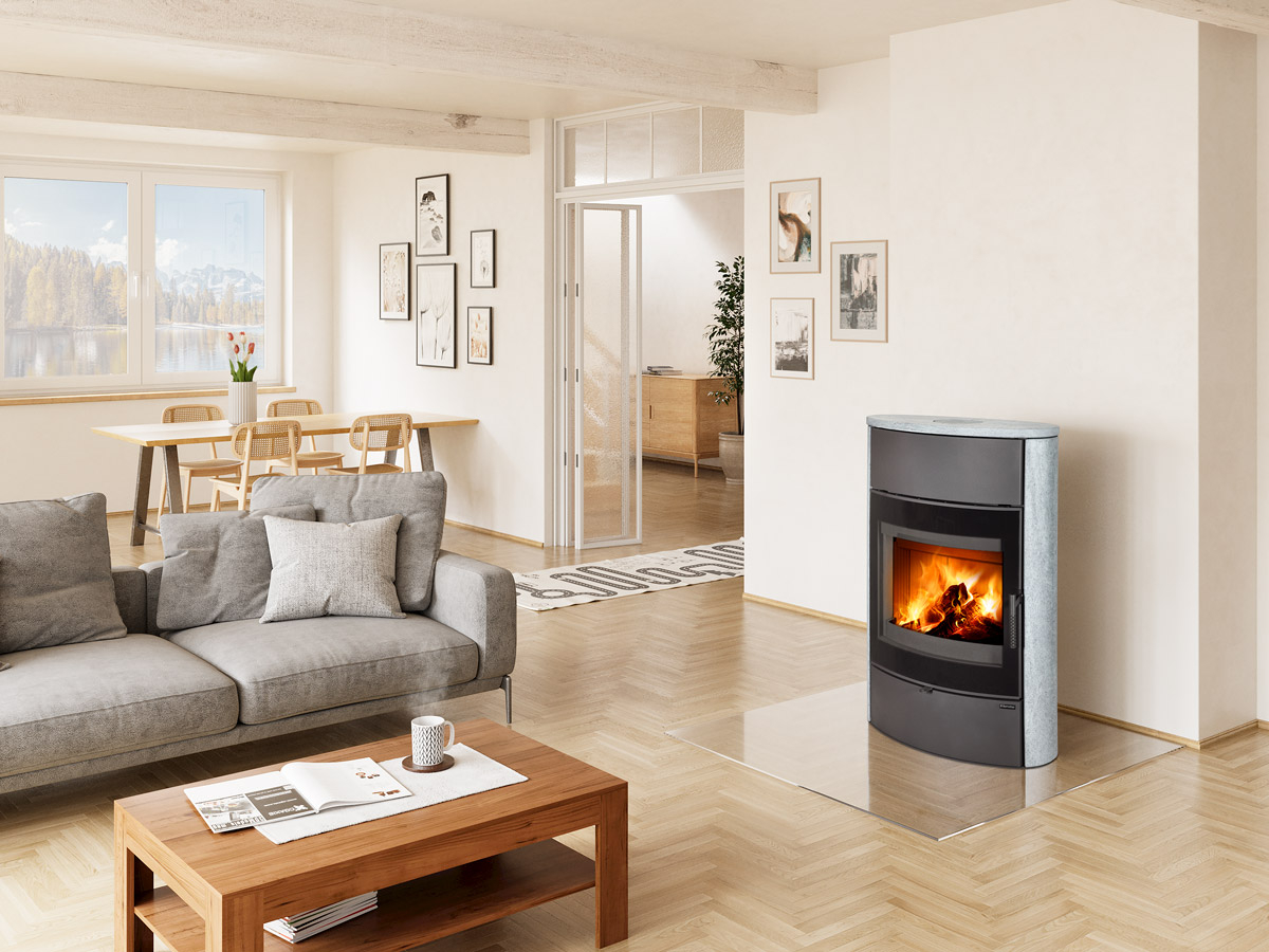 ROMOTOP – NAVIA G H 20 камінь – акумуляційна піч камін