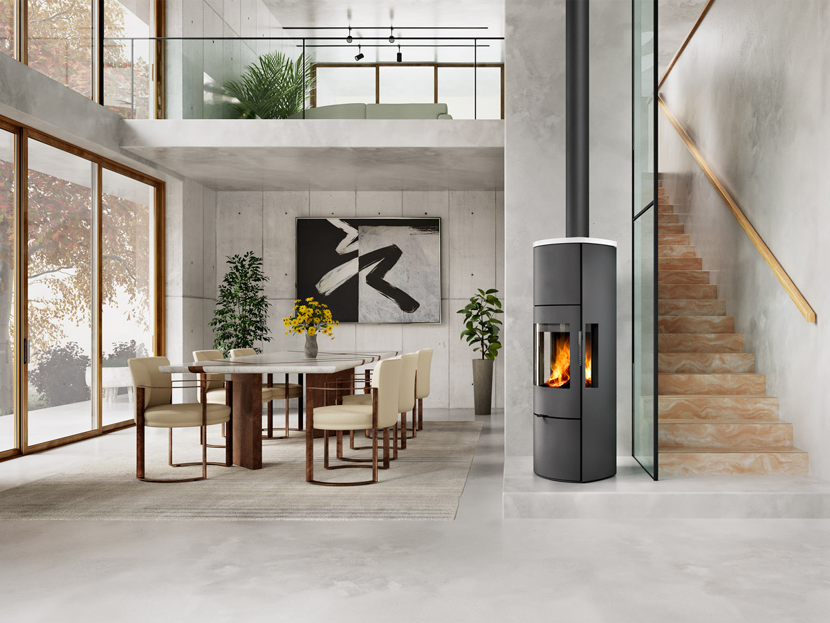 ROMOTOP – PARLA H 3S 10 кераміка – акумуляційна піч-камін