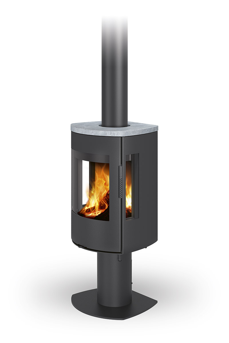 ROMOTOP – PARLA T 3S 20 камінь – піч-камін на ніжці